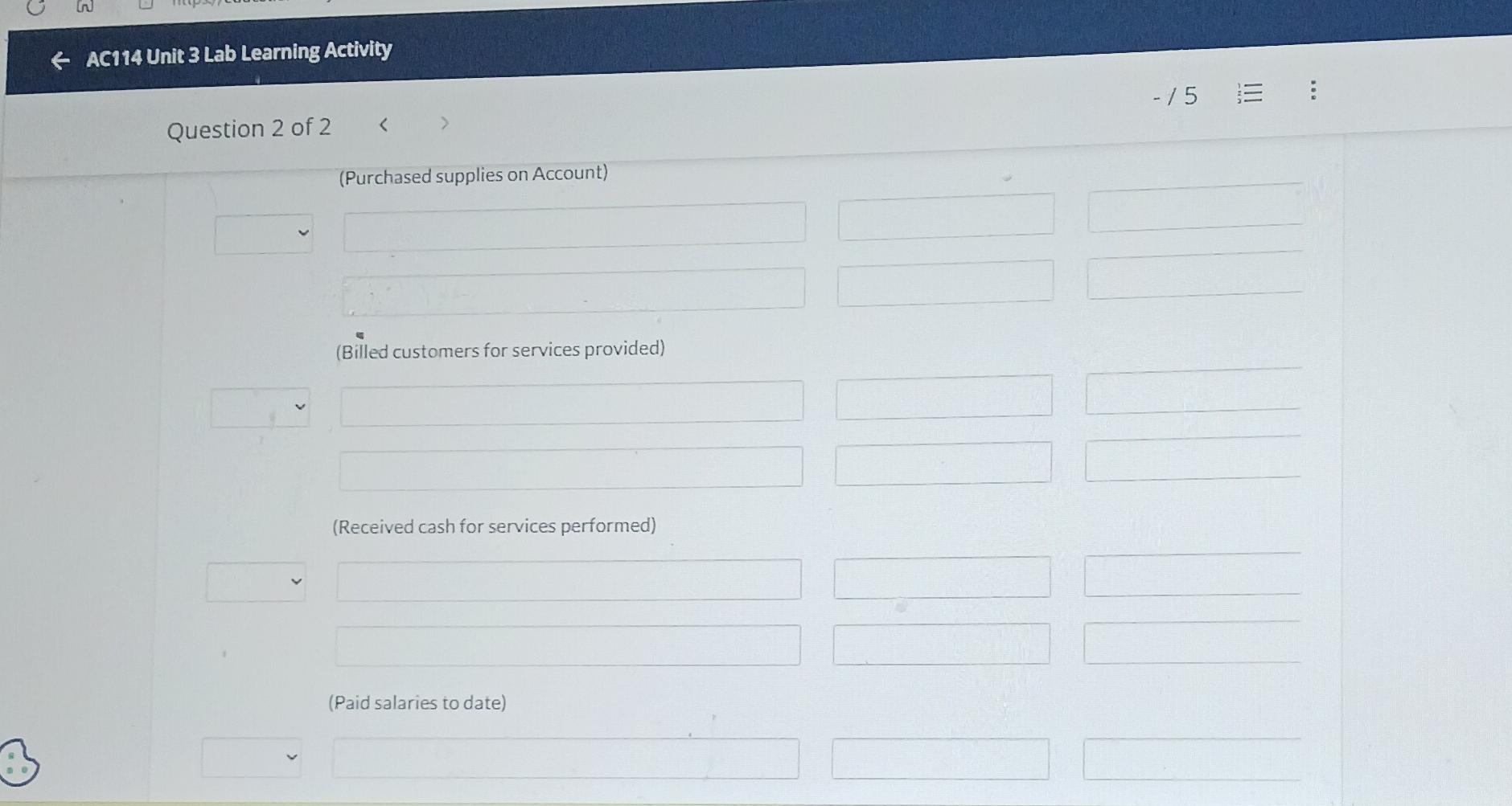 Revenue } & No. 209 \\ \hline & 4/30 & 1,000 \\