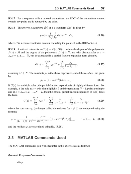 function of the MATLAB commund paae pectum 7 The june can be