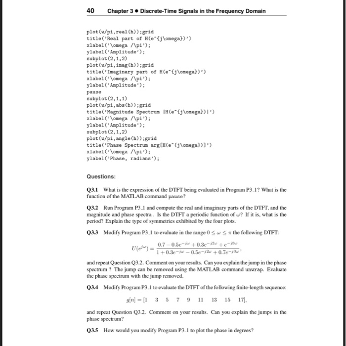 exercises you dealt with the time-domain representation of discrete-time signals and systems,