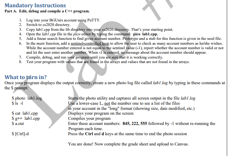  I need help adding the maditory instructions 5-8 please, thank you!