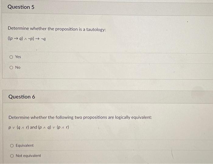 Please answer both questions. Determine whether the proposition is a tautology: ((pq)p)q