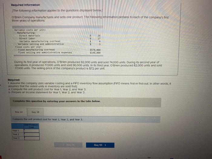 Please help solve this two part question (#1, Ch. 4). Thank you.
