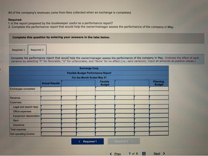 (L09-1, LO9-2, LO9-3, L09-4, LO9-6) Exchange Corp. is a company that acts