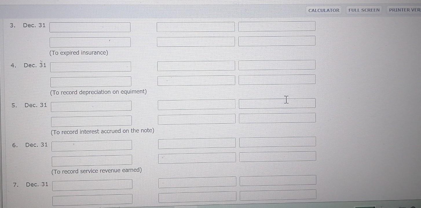 the adjusted and unadjusted trial balances as of December 31, 2020. MARIGOLD