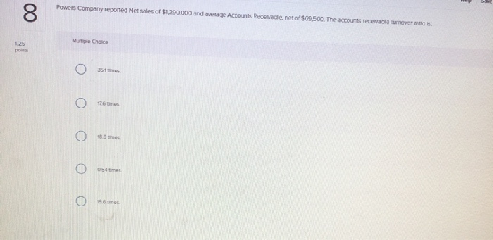 Current ratio. 0 O Quick assets 0 O Working capital 0 The