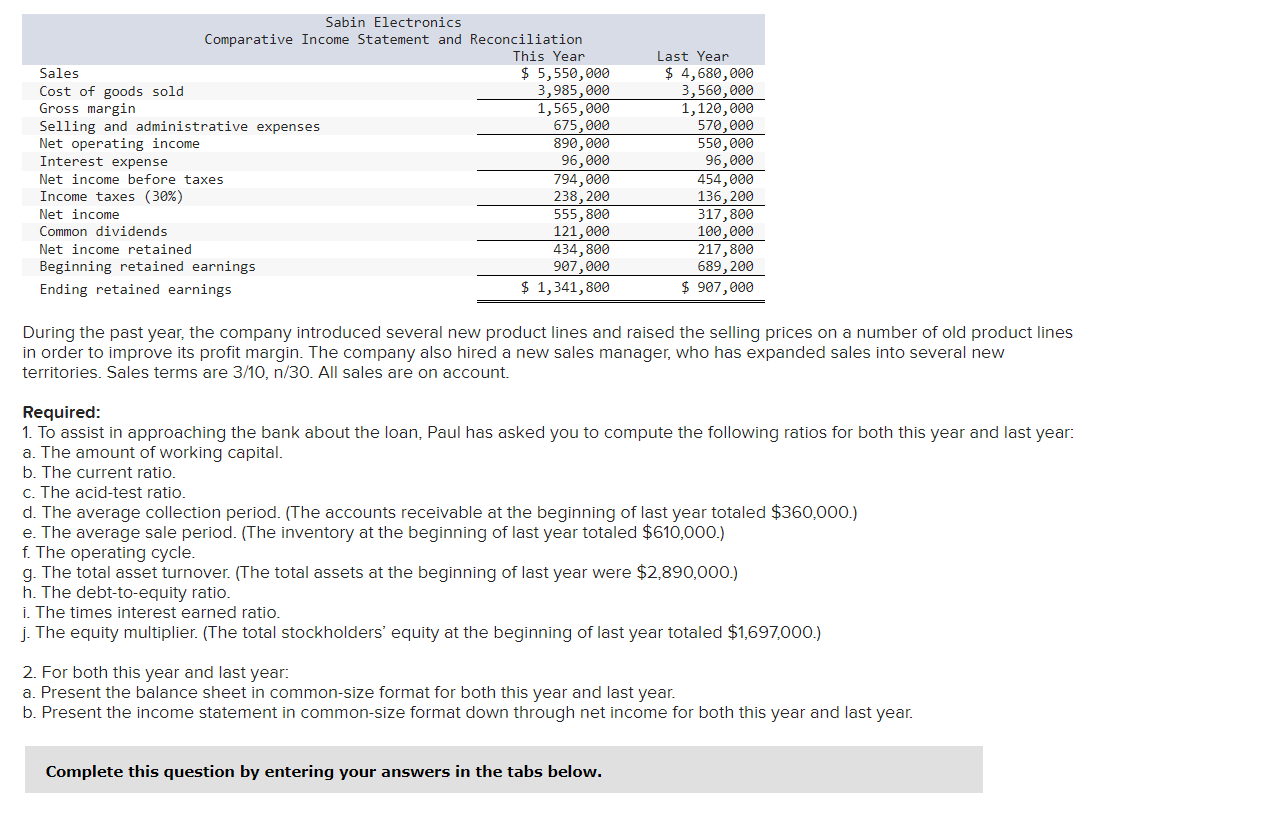 Paul Sabin organized Sabin Electronics 10 years ago to produce and sell