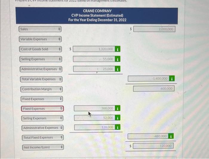 2 decimal places, e.8. 0.25. ) Variable cost per bottle Crane Company