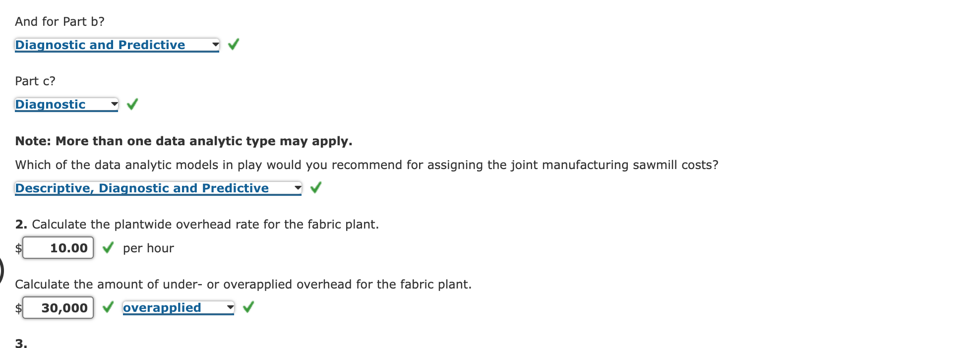 common, No. 2 common, and No. 3 common. All costs incurred in