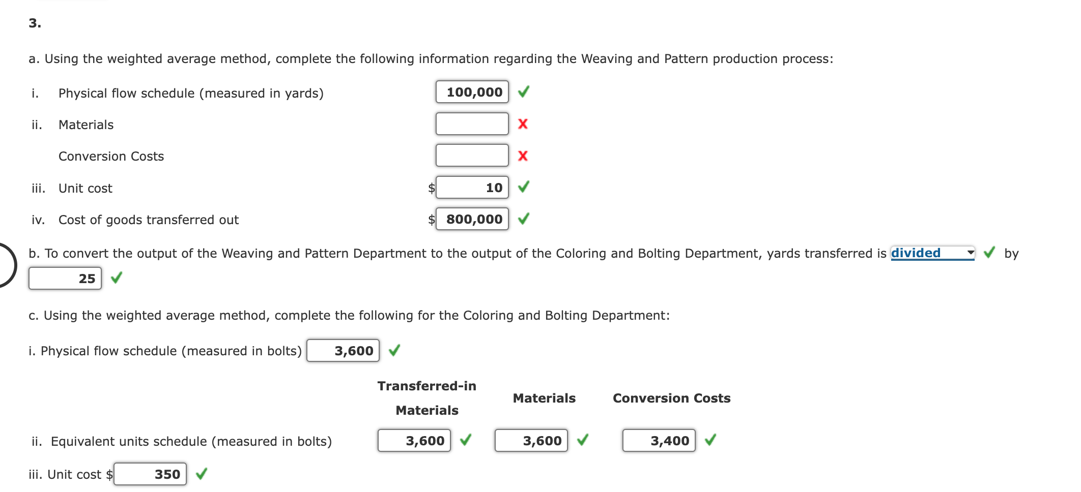 the mill are common to the four grades of lumber. All four