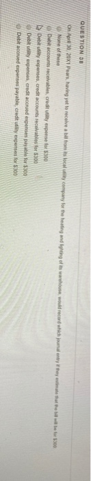 120X1, Pears Corp paid rent for a warehouse total 53,000 cash for