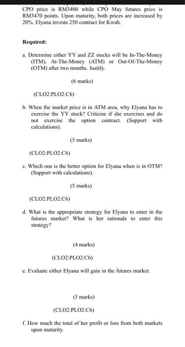 financial advisor in her company is responsible for derivatives market section. Robert
