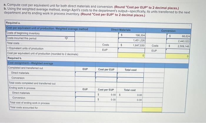for the Exercises below. (Algo) [The following information applies to the questions