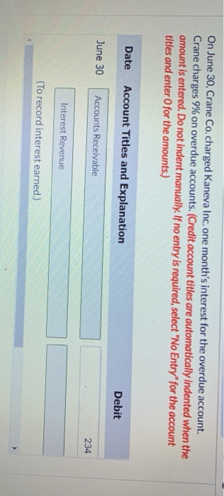 the following transactions on the books of Crane Co.: Your answer is