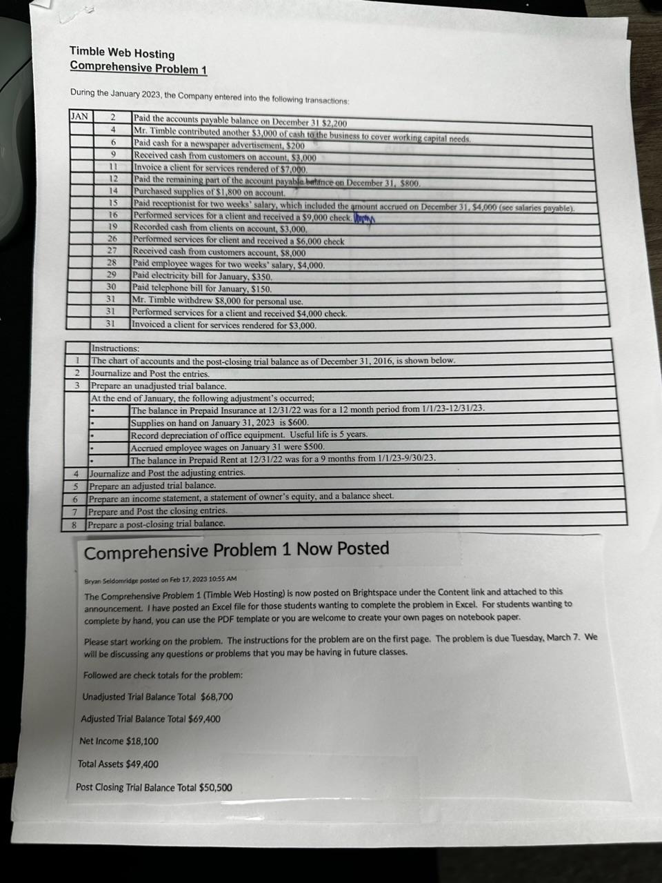  please do a accounting journal entry based on the first page