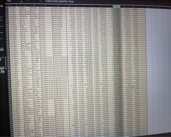 appropriately for each question: Bake-It is a local company in Kennesaw, GA