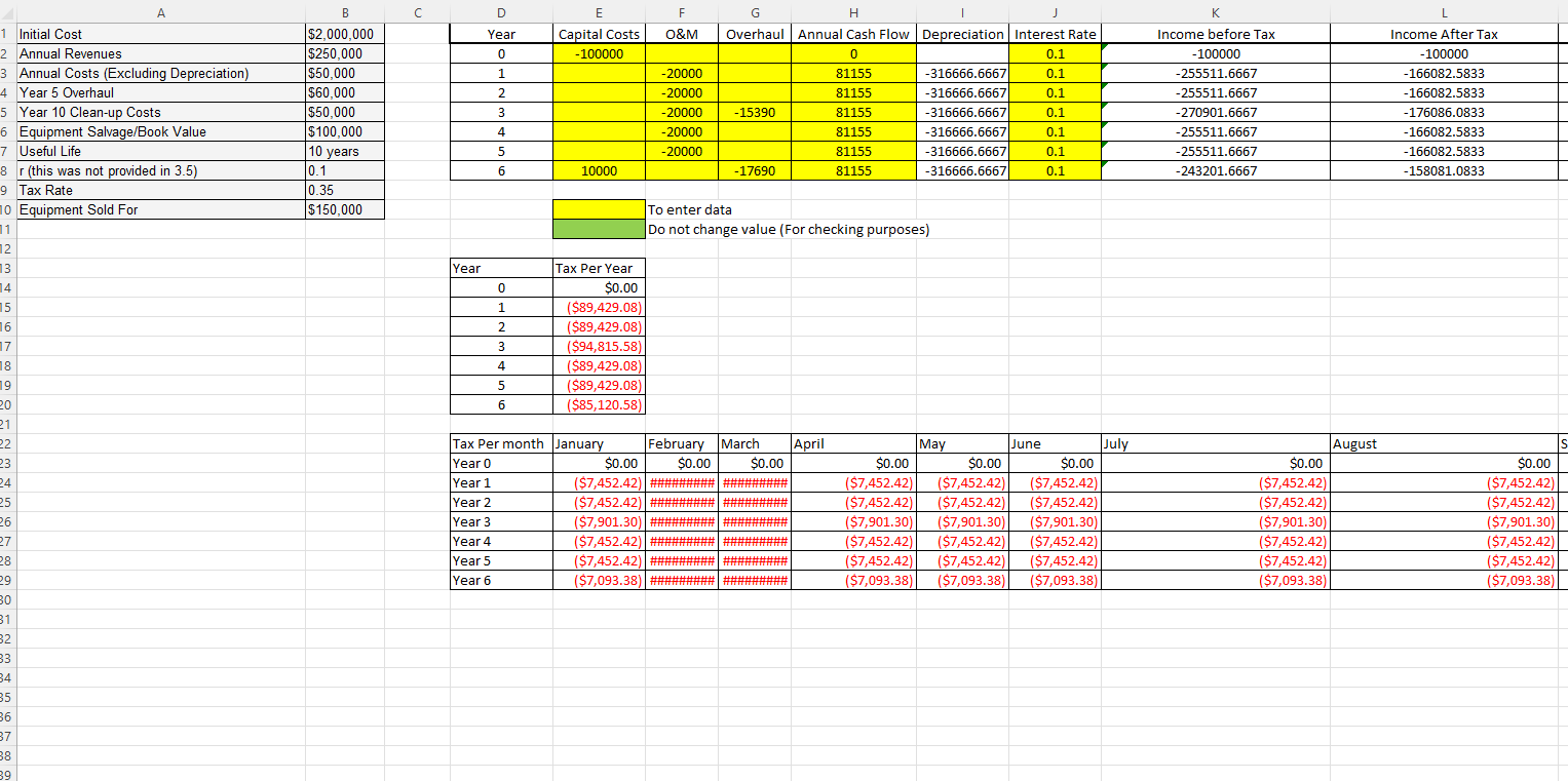 please explain how this Excel solved the problem For this assignment, update