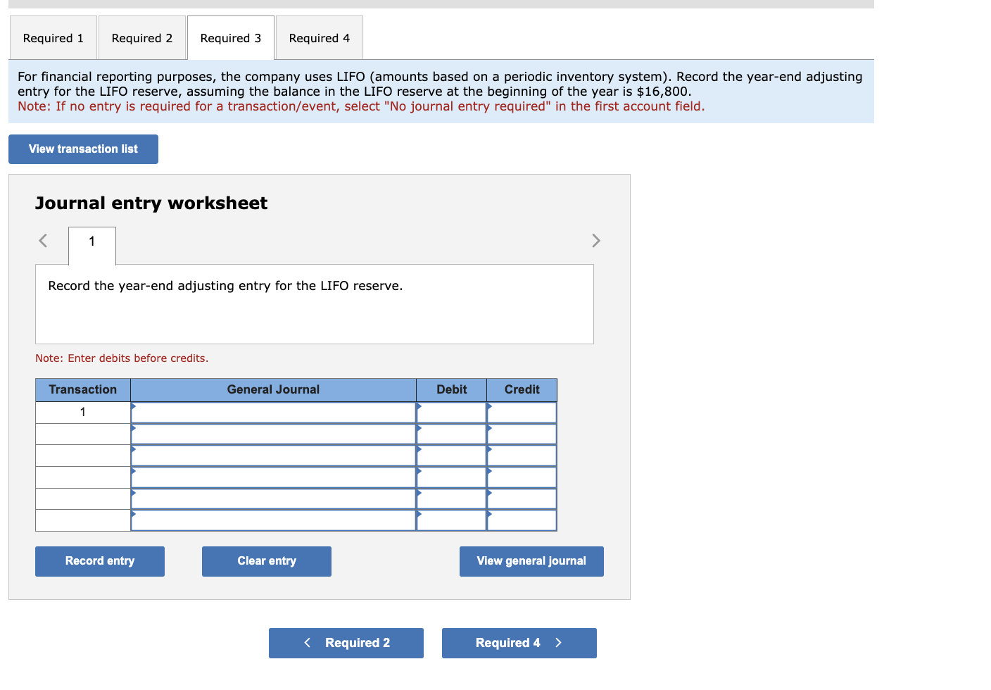 year with inventory of 19,000 units of its only product. The units