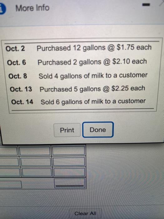 costing method. 19 $36.45 20.70 10 Totals 9 $ 15.75 Requirement 3.