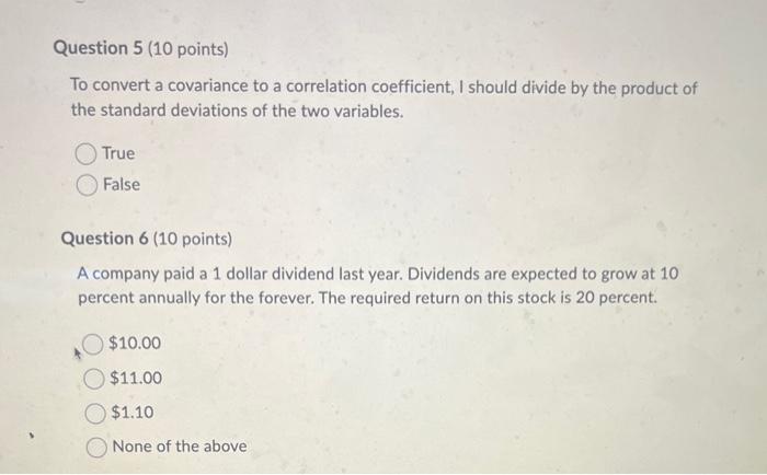  To convert a covariance to a correlation coefficient, I should divide