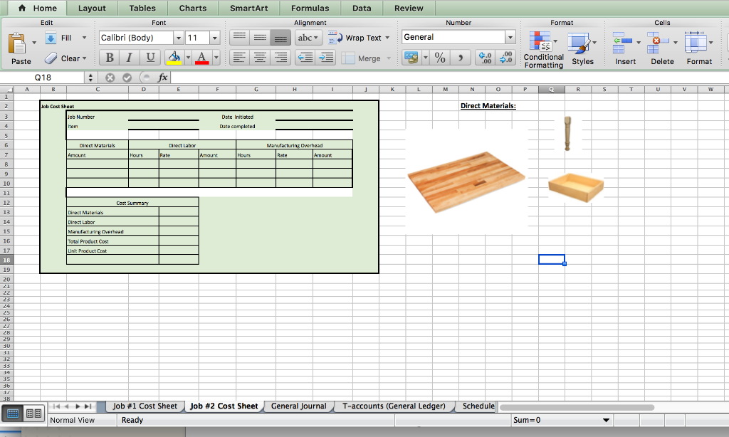 Step 8 Correctly or the T charts; those are the items I