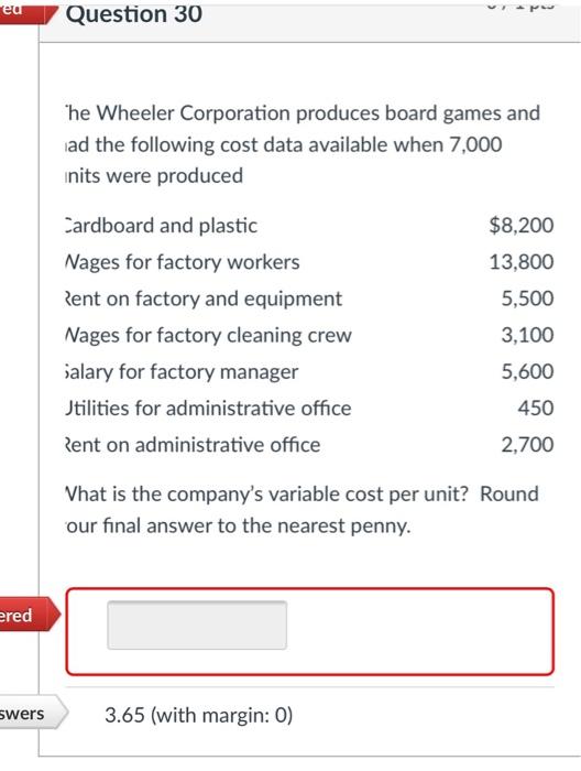  The correct answer is 3.65, please explain step by step ea