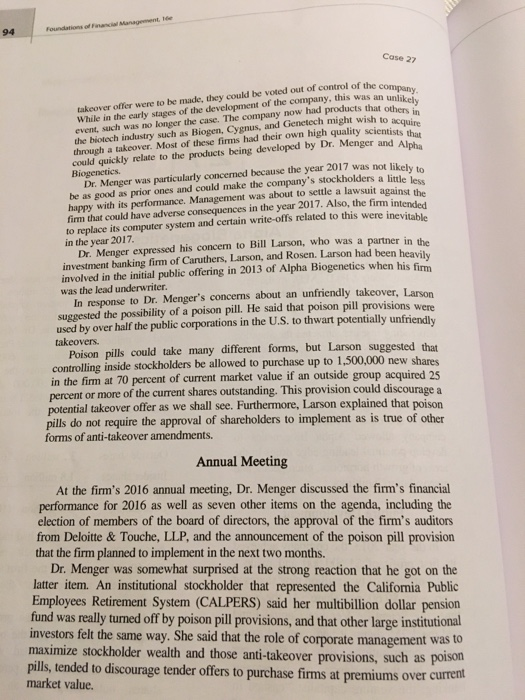 94 Foundation Case 27 optrol of the company way. this was an
