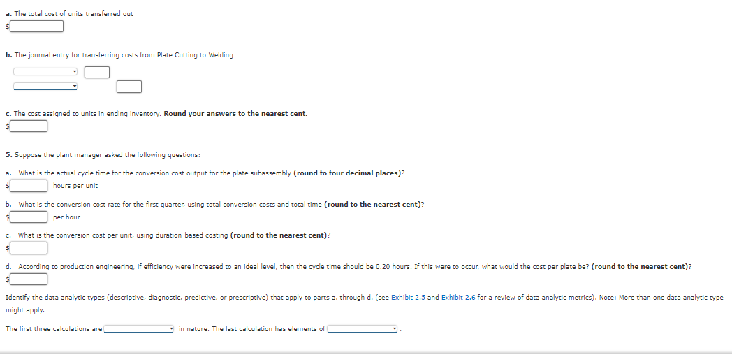 No Beginning WIP Inventory, Activity-Based Costing, DBC beginning of the process. Overhead