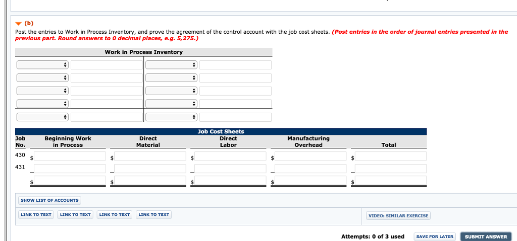 in Work in Process Inventory of $4,210 and two jobs in process:
