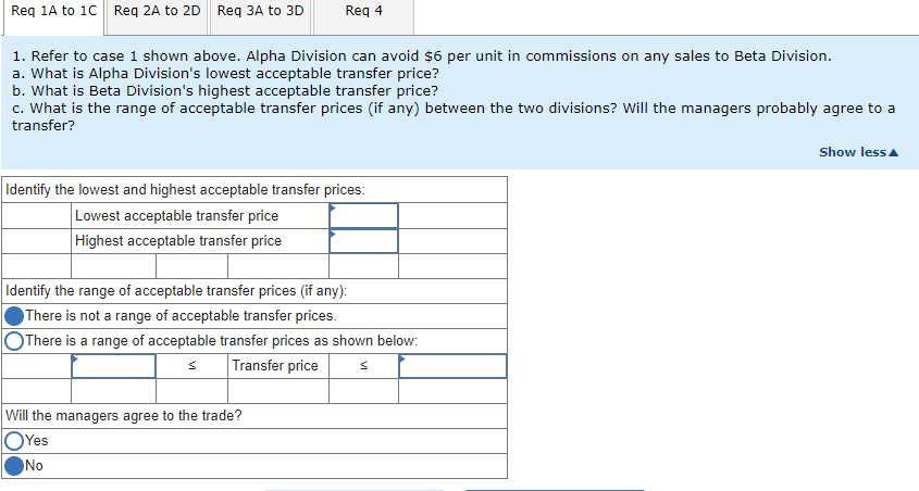 based on their own division's return on investment (ROI). Assume the following