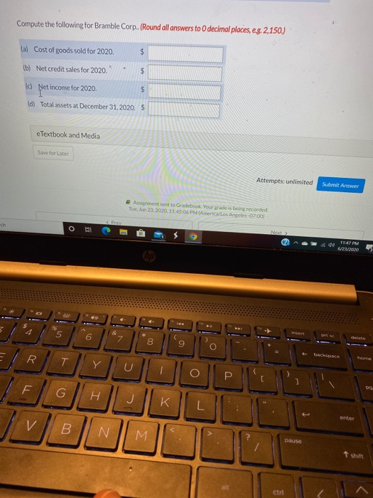 Policies Current Attempt in Progress Bramble Corp. experienced a fire on December