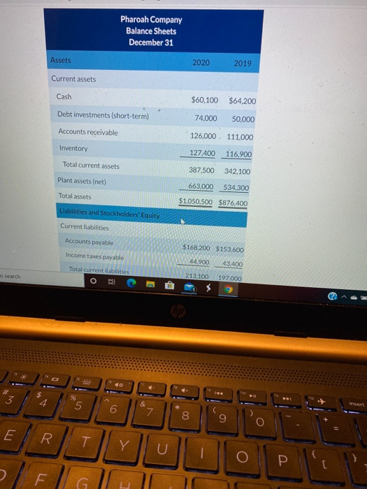 receivable (net) 79,900 129.500 Inventory 204,500 181,600 Accounts payable 53.900 95.500 Notes