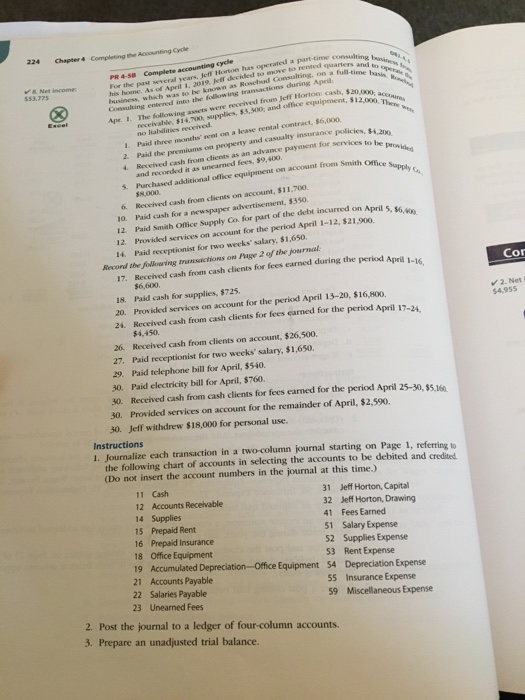  Chapter 4 Completing the Accounting Cycle 224 For the pas several