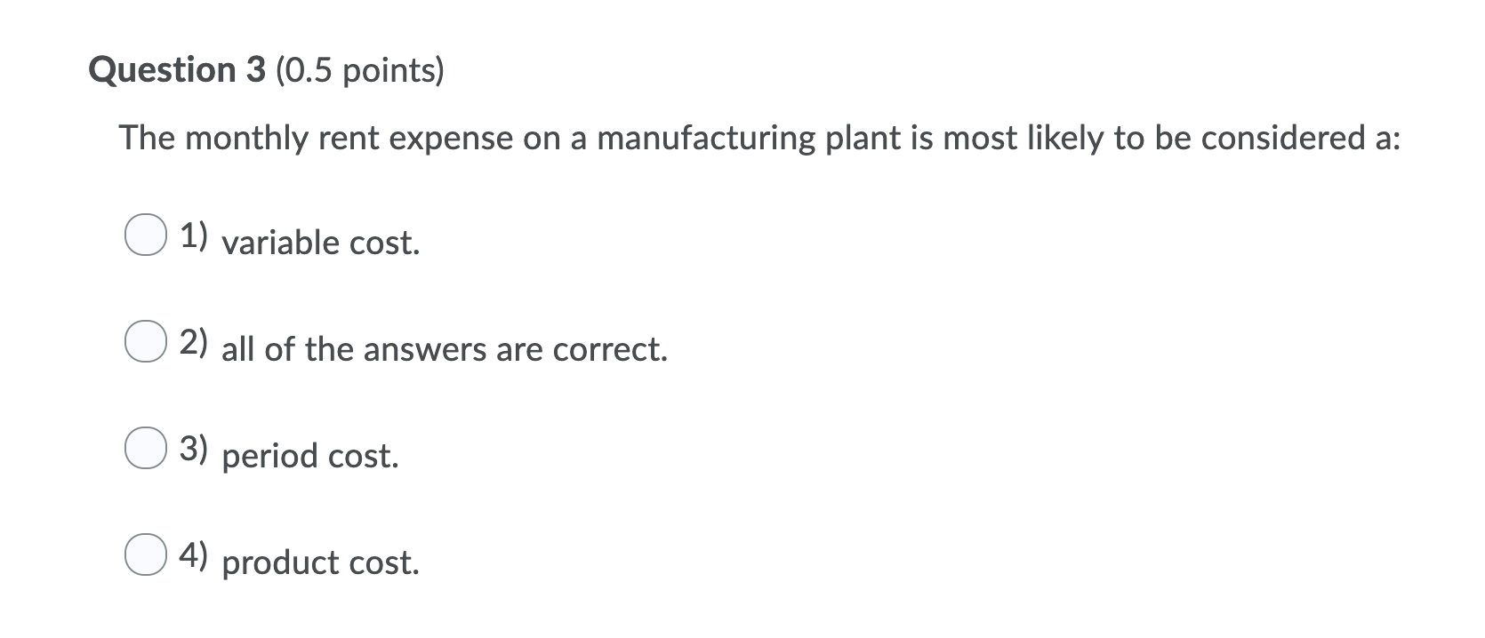 1) the "m" term represents variable cost per unit of activity. 0