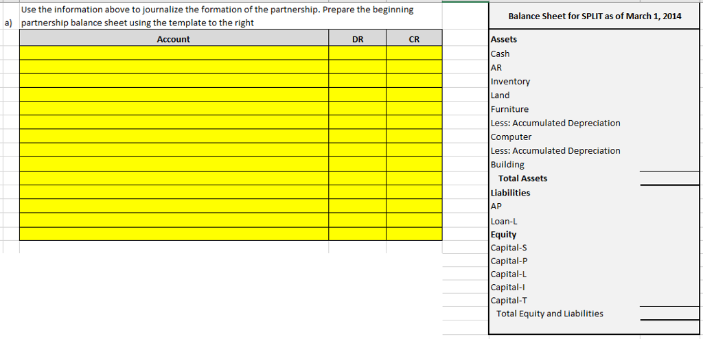 perform the accounting required for the formation, operations, and liquidation of the