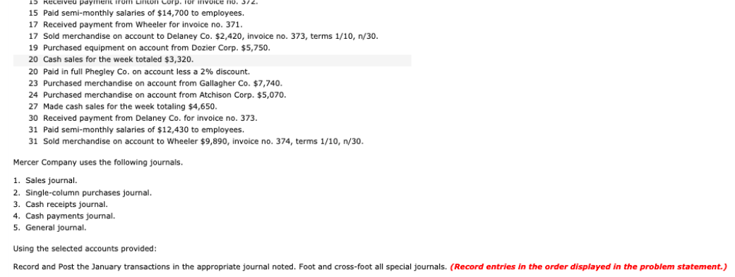 from the chart of accounts of Ivanhoe Company are shown below. 101