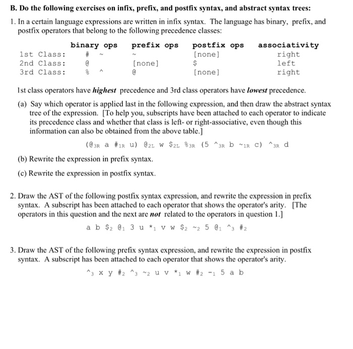  These are the lisp problems B. Do the following exercises on