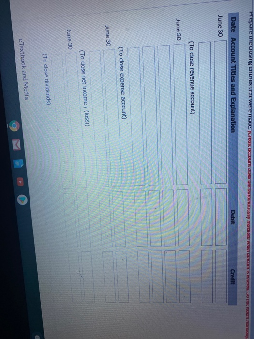 entries. Salaries and Wages Expense 6/10 3,400 6/28 5,260 Bal. 8,660 6/30