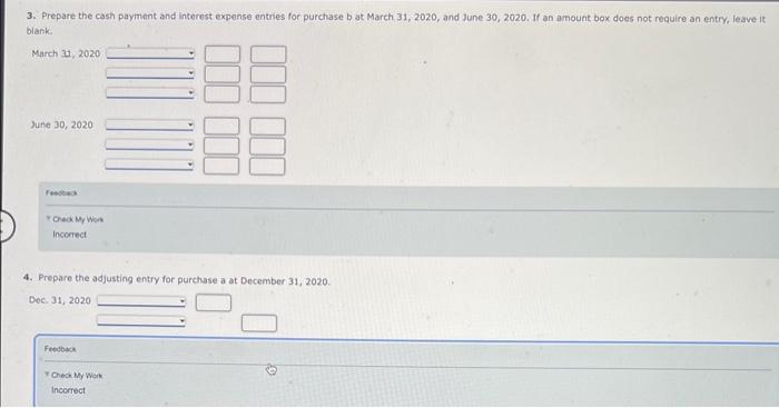 January 1,2020 : a. a new truck for $55,000, with payment deferred