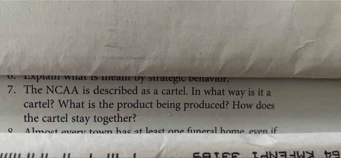 I need the answer for the question 7 in the picture U.