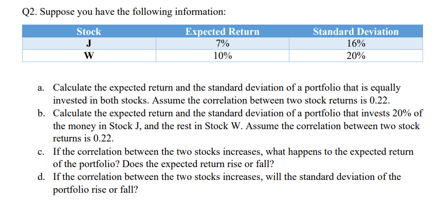 I need this question done by Hand and not excell, I