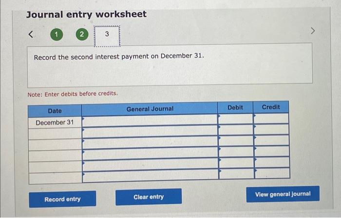 value of $97,000 and semiannual interest payments. Use the above straight-line bond