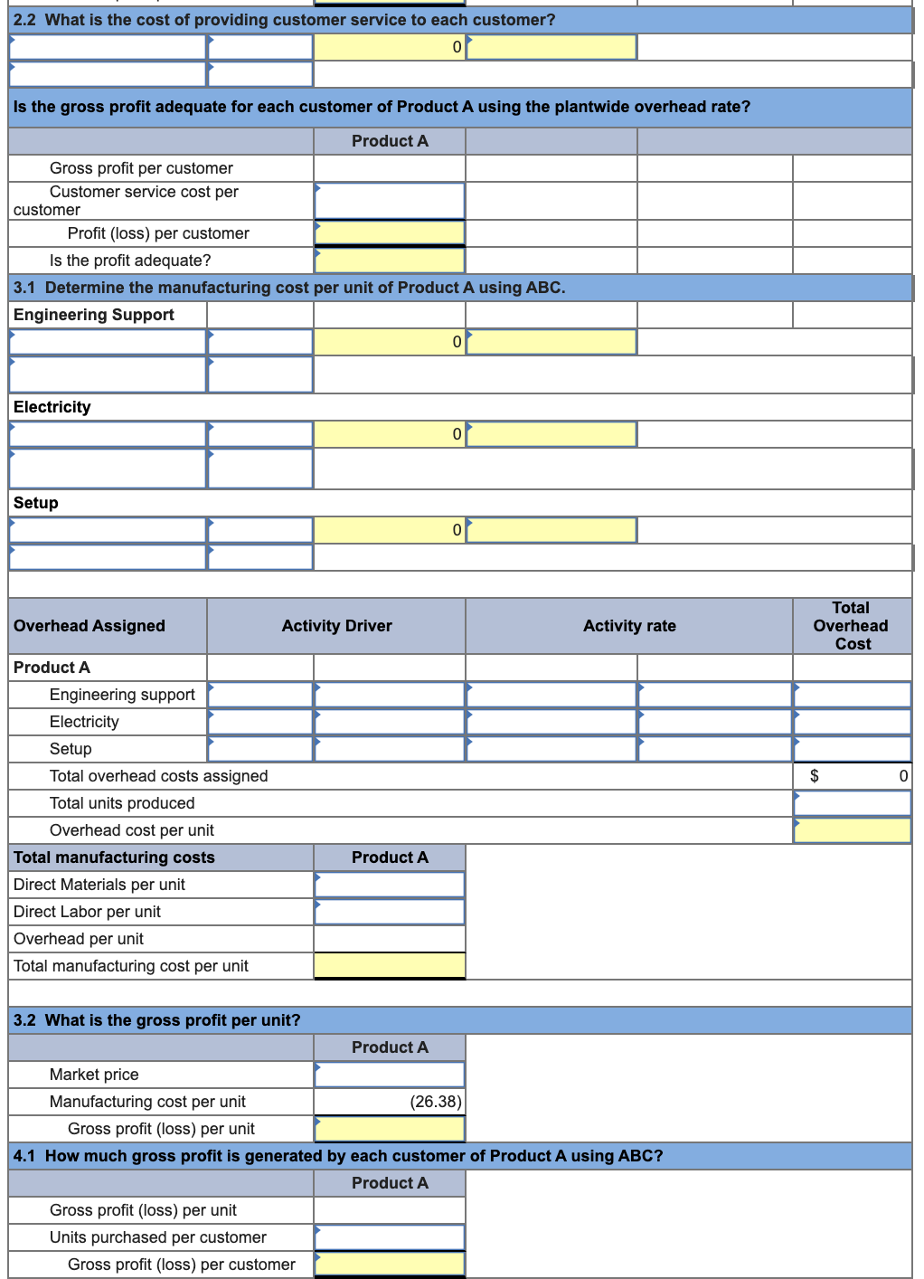 the question so that it is easy to see where the correct