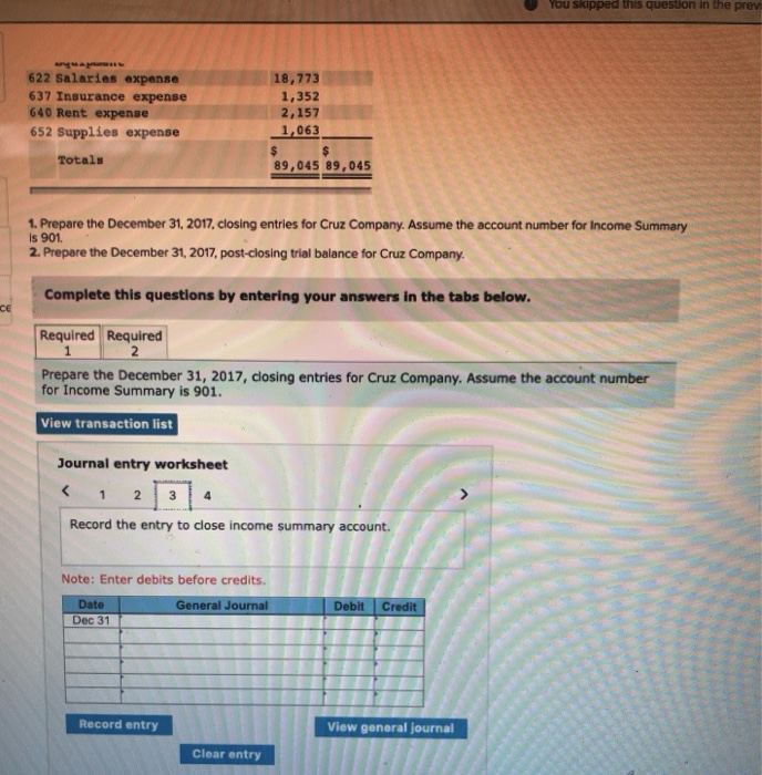 P2, P3 The following adjusted trial balance contains the accounts and balances