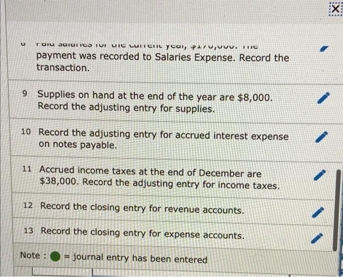 the following summary transactions occurred: a. Purchased inventory on account for $350,000.