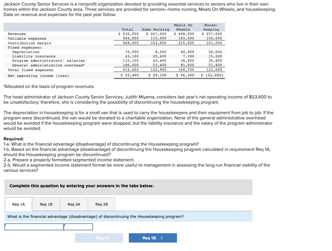 Jackson County Senior Services is a nonprofit organization devoted to providing