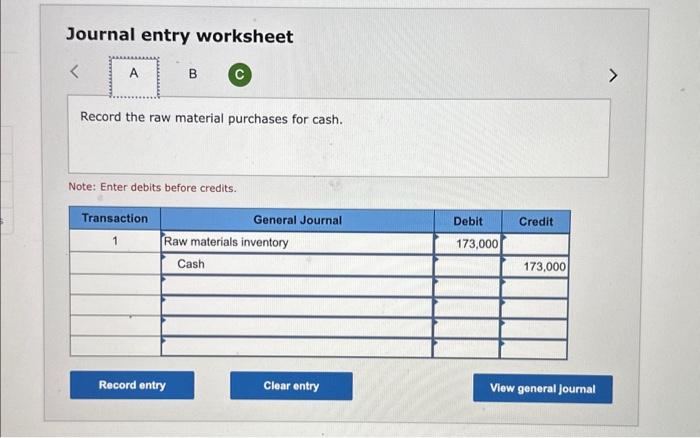 Enter debits before credits. Use the following information to answer questions. (Algo)