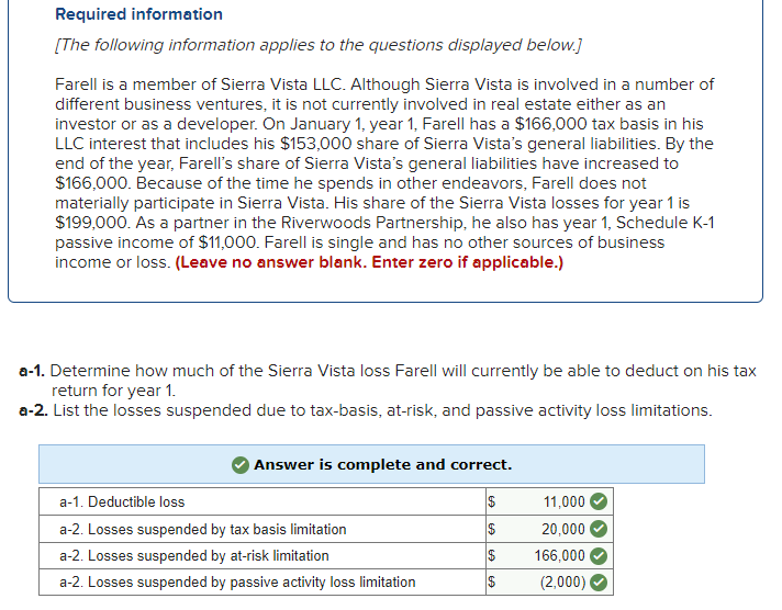 All numbers necessary for calculations in part b, c, d, and e