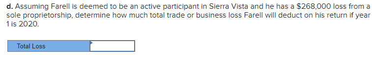 questions displayed below.] Farell is a member of Sierra Vista LLC. Although