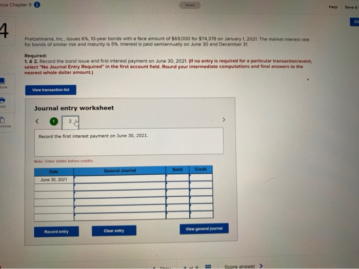  tice Chapter 9 Saved Help Save & ch 4 Pretzelmania, Inc.,