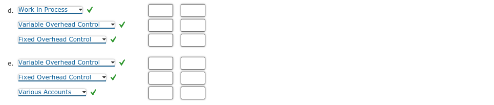 Direct Materials, Direct Labor, and Overhead Variances, Journal Entries Algers Company produces
